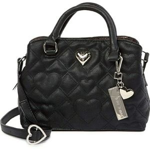 Betsey Johnson heart quilted bag